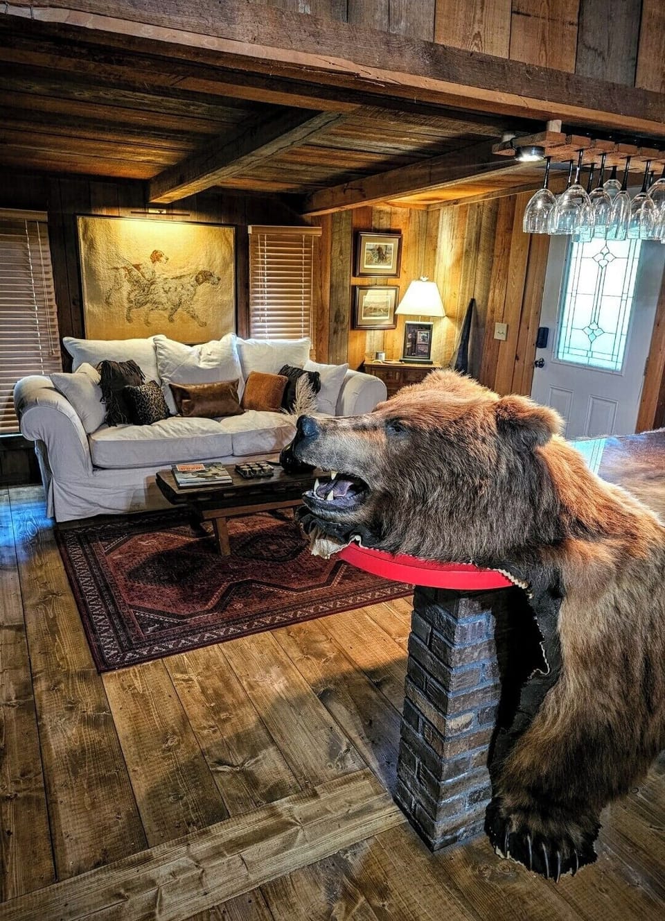 Bernie Bear on the Bar