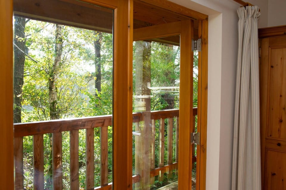 Double doors leading from the king size bedrooms onto the terrace