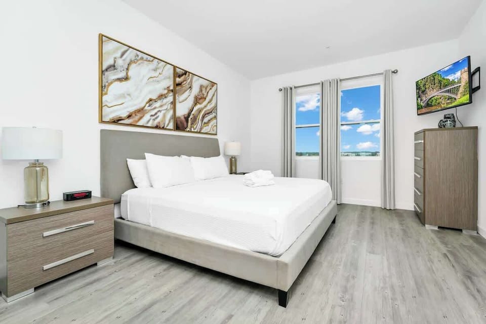 Cozy bedrooms with plush duvets, fresh linens, and restful vibes throughout.