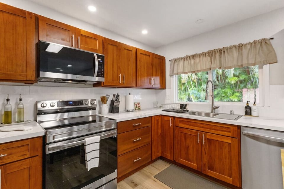 A kitchen that feels like home with all the essentials you`ll need during your stay.