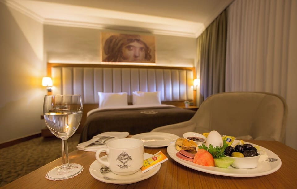 Deluxe Double Room, City View | Minibar, in-room safe, desk, laptop workspace