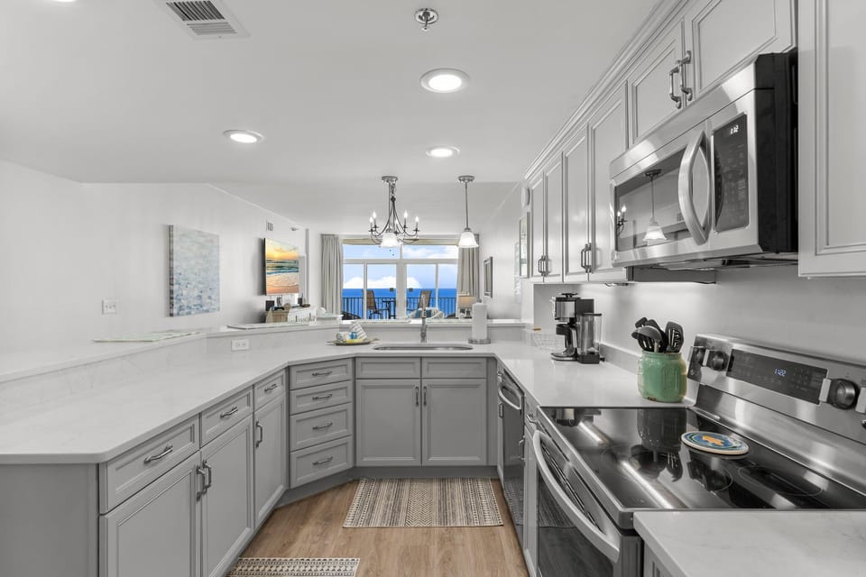 Spacious Kitchen With Modern Amenities