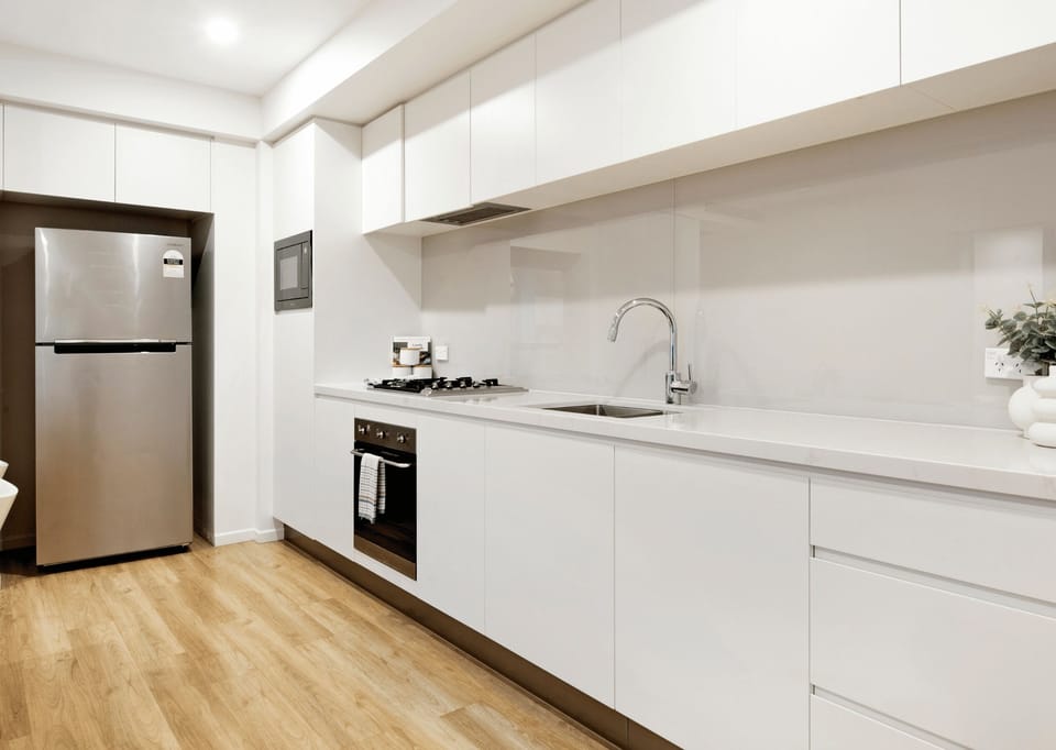 Fully equipped modern kitchen