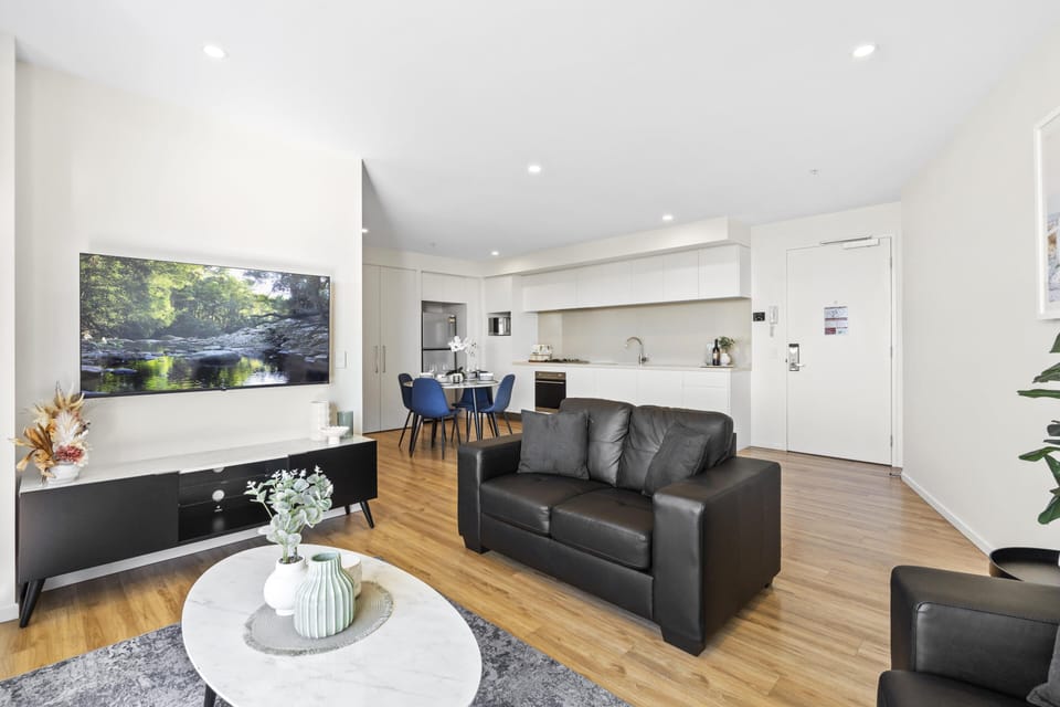 Cozy and elegant living area for the guests to relax