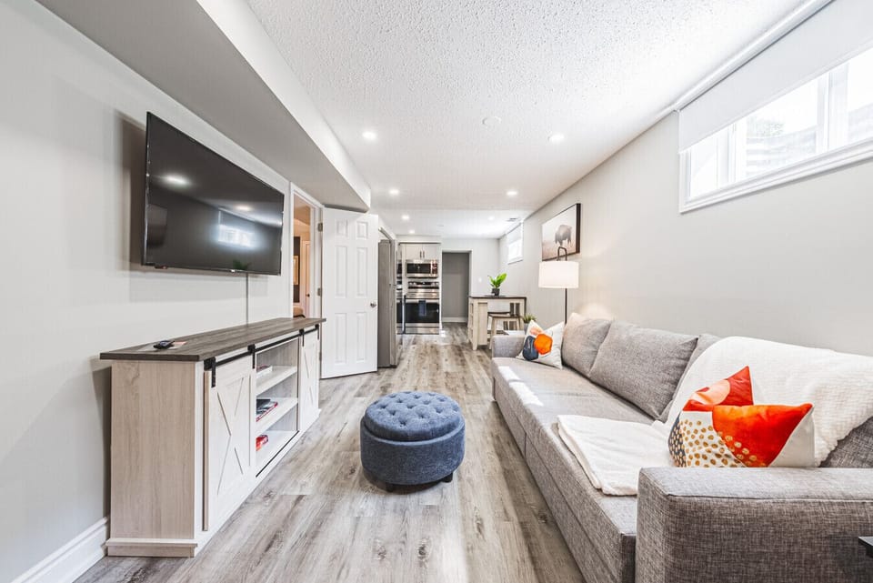 Living room with sleeper sofa