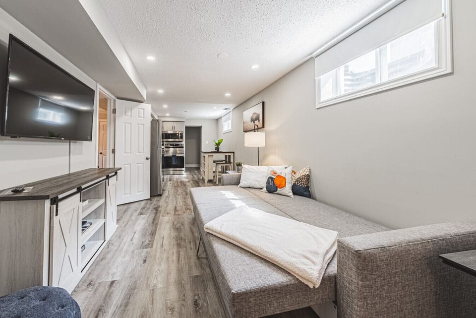 Living room with sleeper sofa