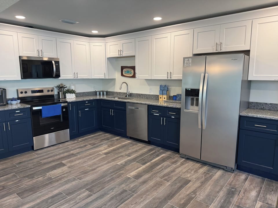 New kitchen with all new appliances.