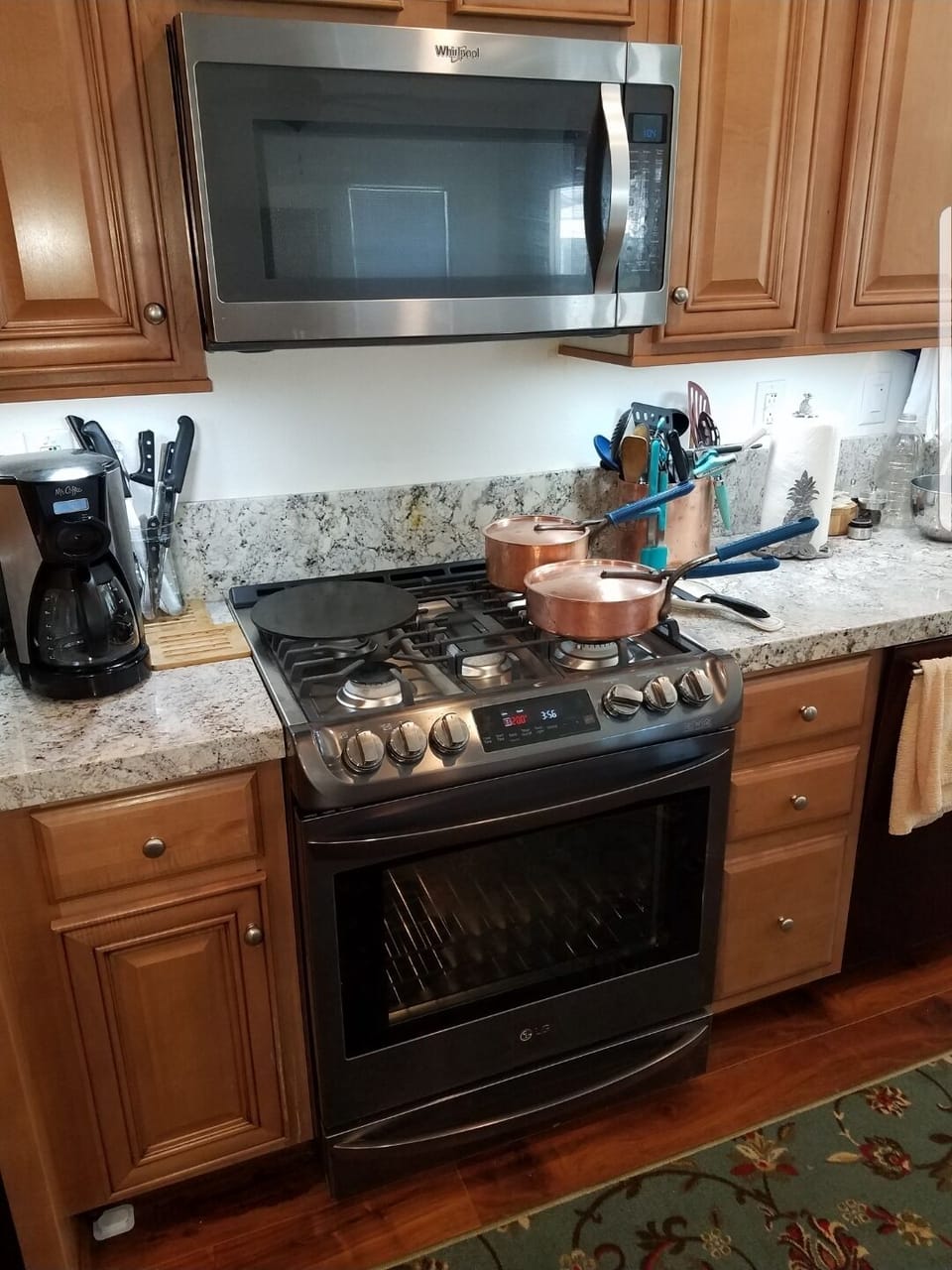our inside kitchen