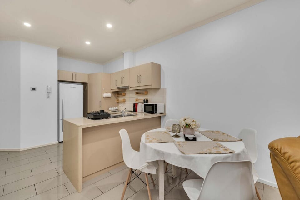 Living Area & Kitchen