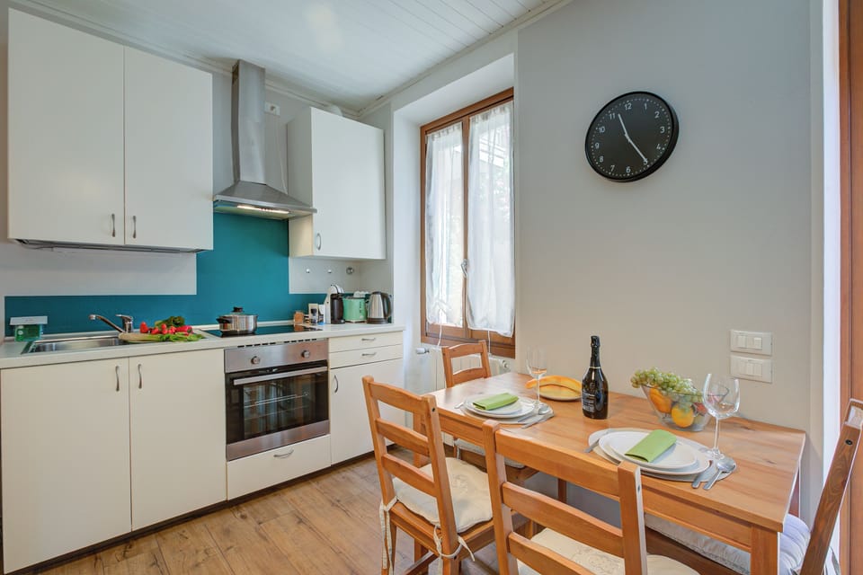 Kitchen and dining area