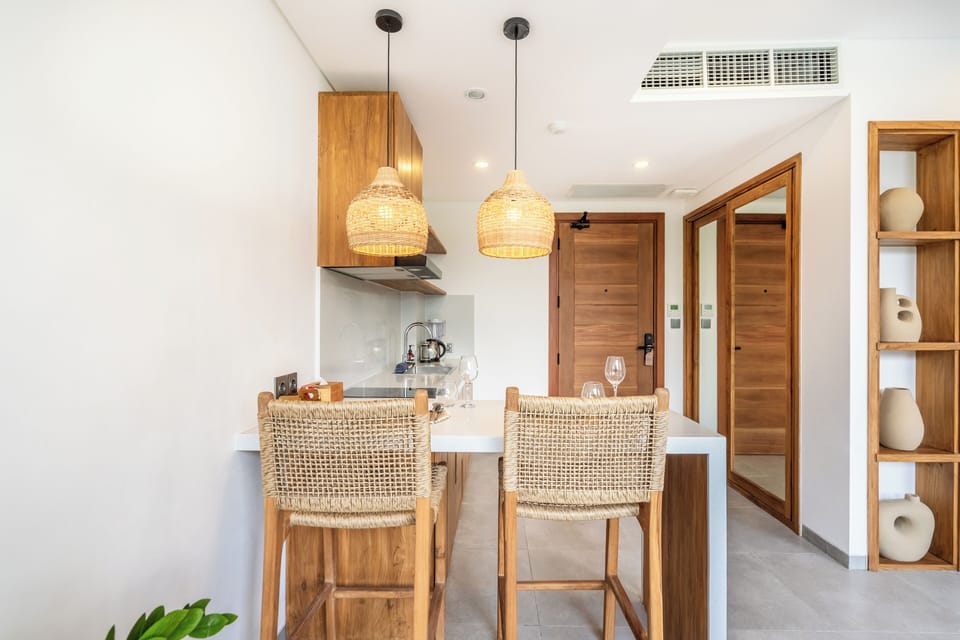 One Bedroom Suite with Terrace | Premium bedding, in-room safe, blackout drapes, iron/ironing board