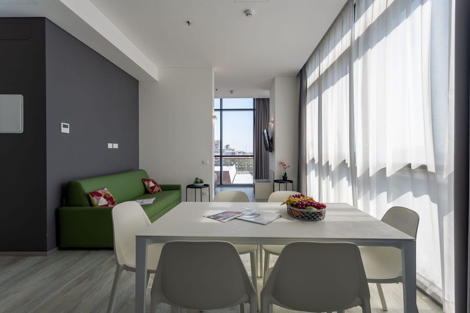 Kitchen, Living Room