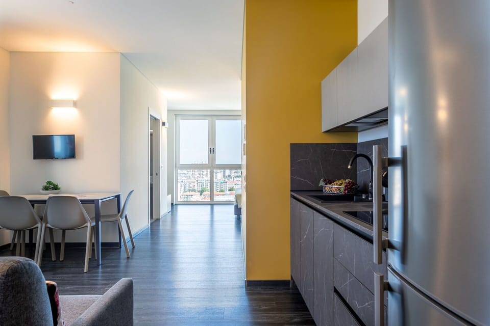 Kitchen, Living Room