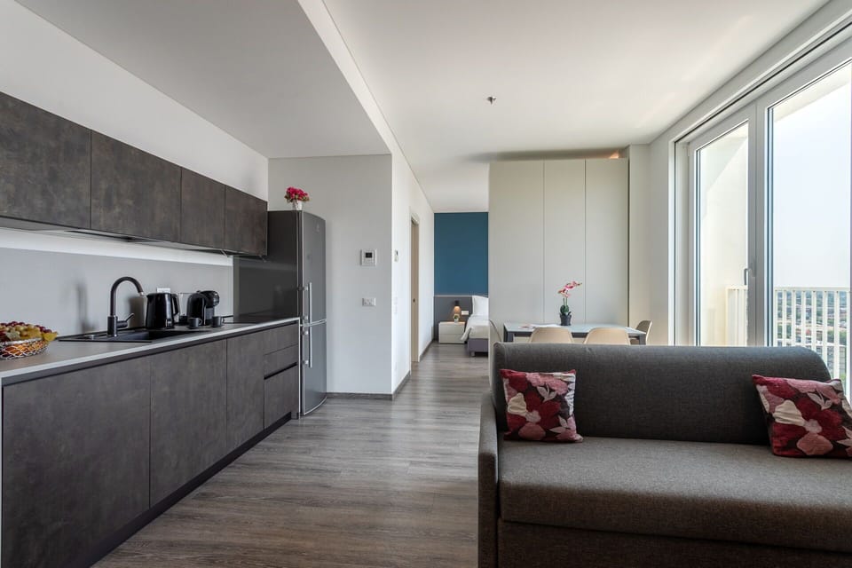Kitchen, Living Room