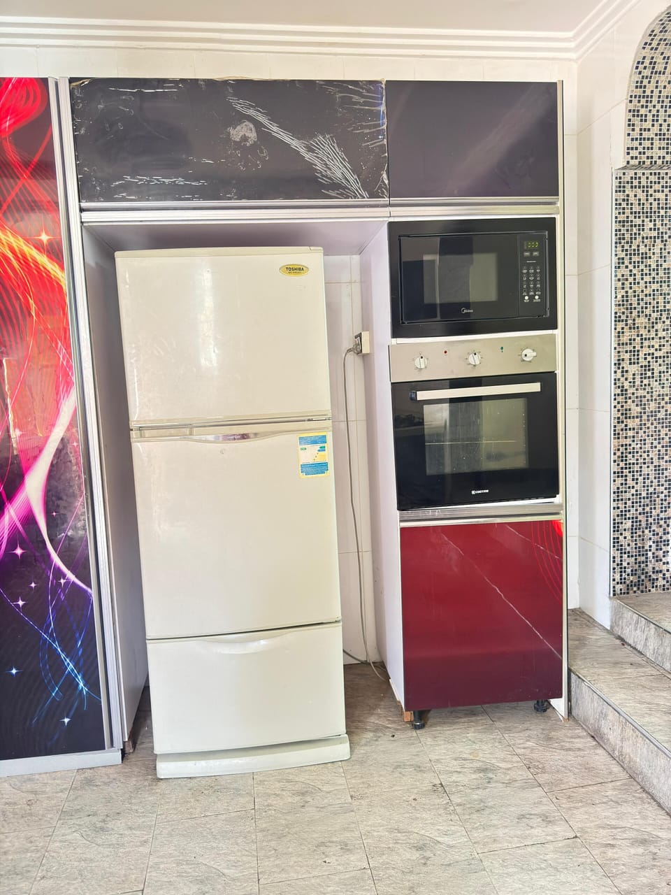 Family Bungalow, Balcony, Garden View | Private kitchen | Fridge, microwave, cookware/dishes/utensils