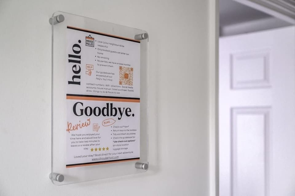 Personal welcome touches throughout the apartment because the little details make all the difference to your stay