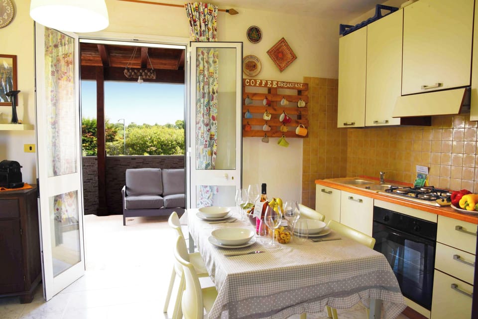 Family Apartment, Multiple Bedrooms (Eurovillage apartment - Pool) | Private kitchen | Fridge, stovetop, coffee/tea maker, cookware/dishes/utensils
