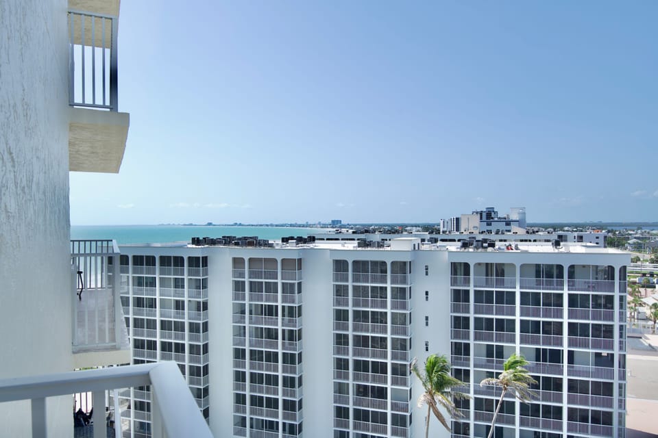 Great views from the balcony!
