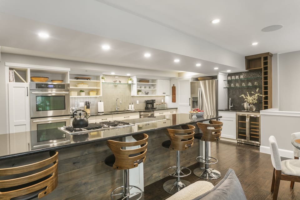Indoors, Kitchen, Kitchen Island, Chair, Furniture