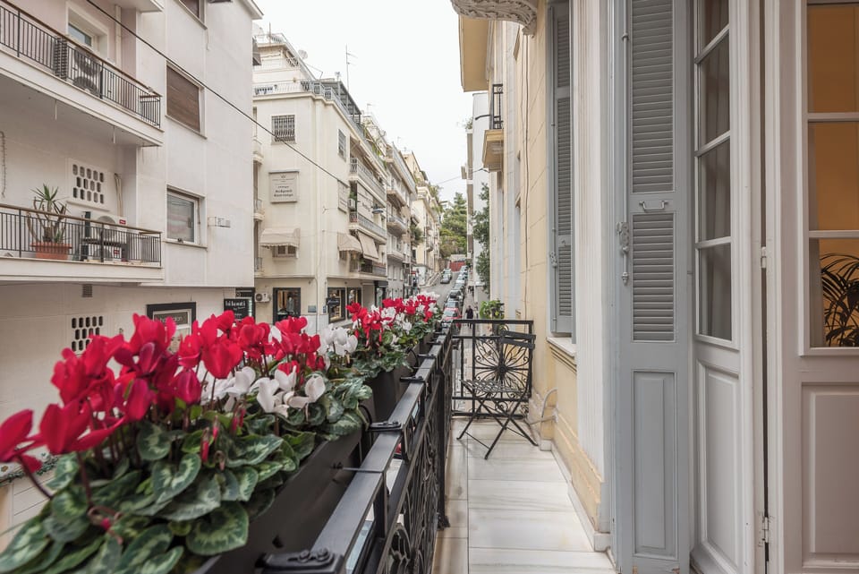 Luxury Apartment, City View | Terrace/patio