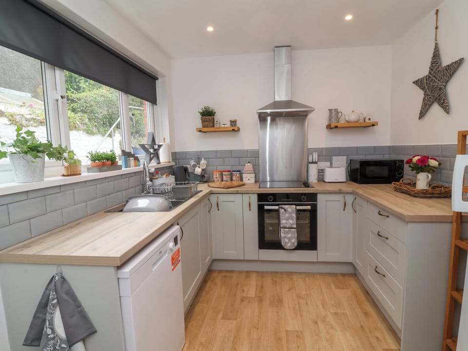 Fridge, microwave, dishwasher, toaster