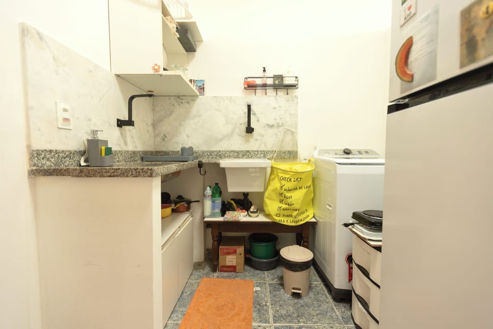 Apartment | Private kitchen | Fridge, microwave, electric kettle, cookware/dishes/utensils