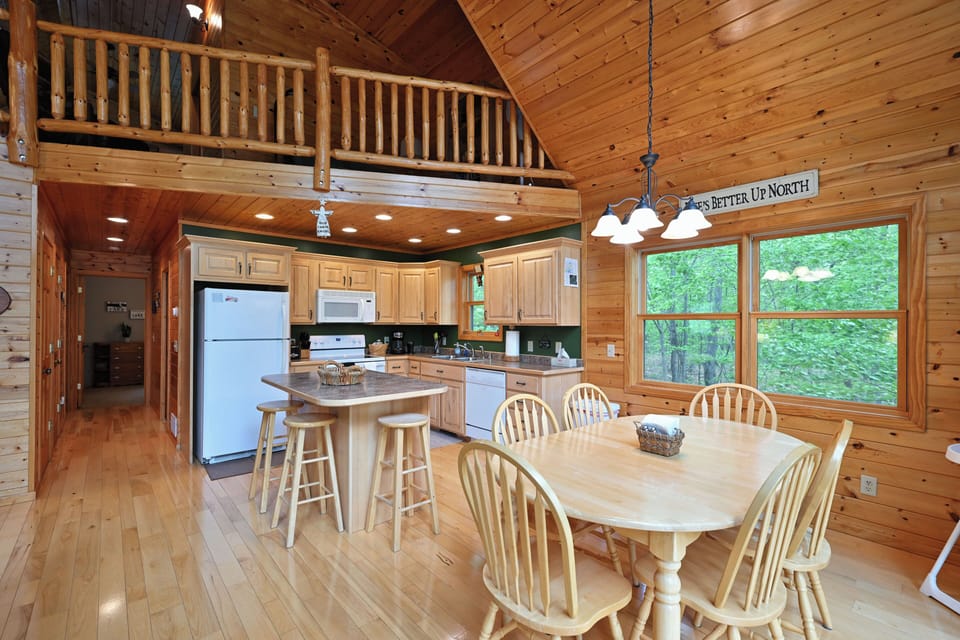 full kitchen area