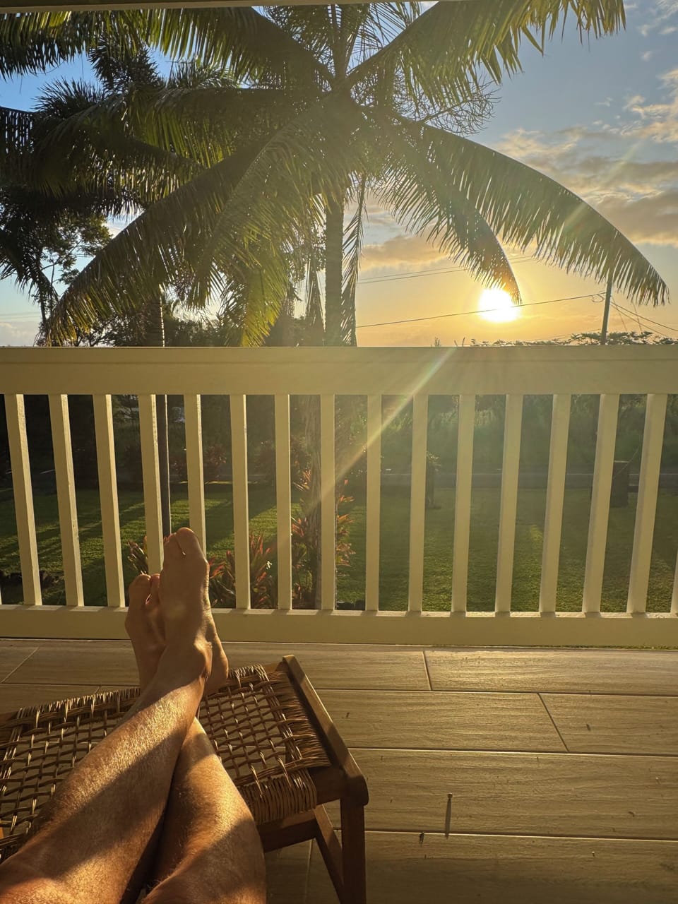 Upstairs Lanai at Sunrise