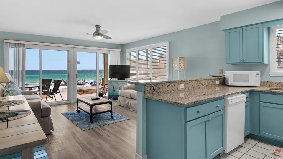 Condo, Multiple Beds, Patio, Ocean View (Crystal Sands 112B) | 1 bedroom, individually decorated, individually furnished
