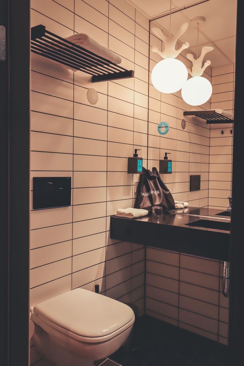 Room (Compact Single) | Bathroom | Shower, hair dryer, towels