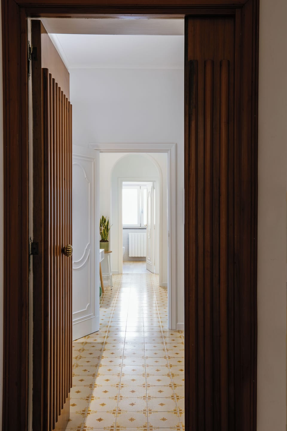 Interior entrance