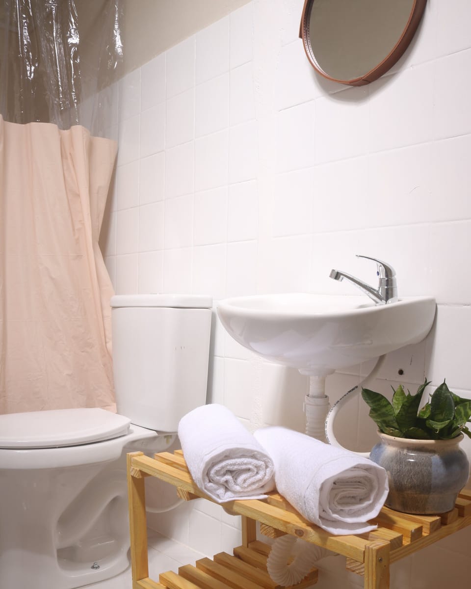 Towels, toilet paper