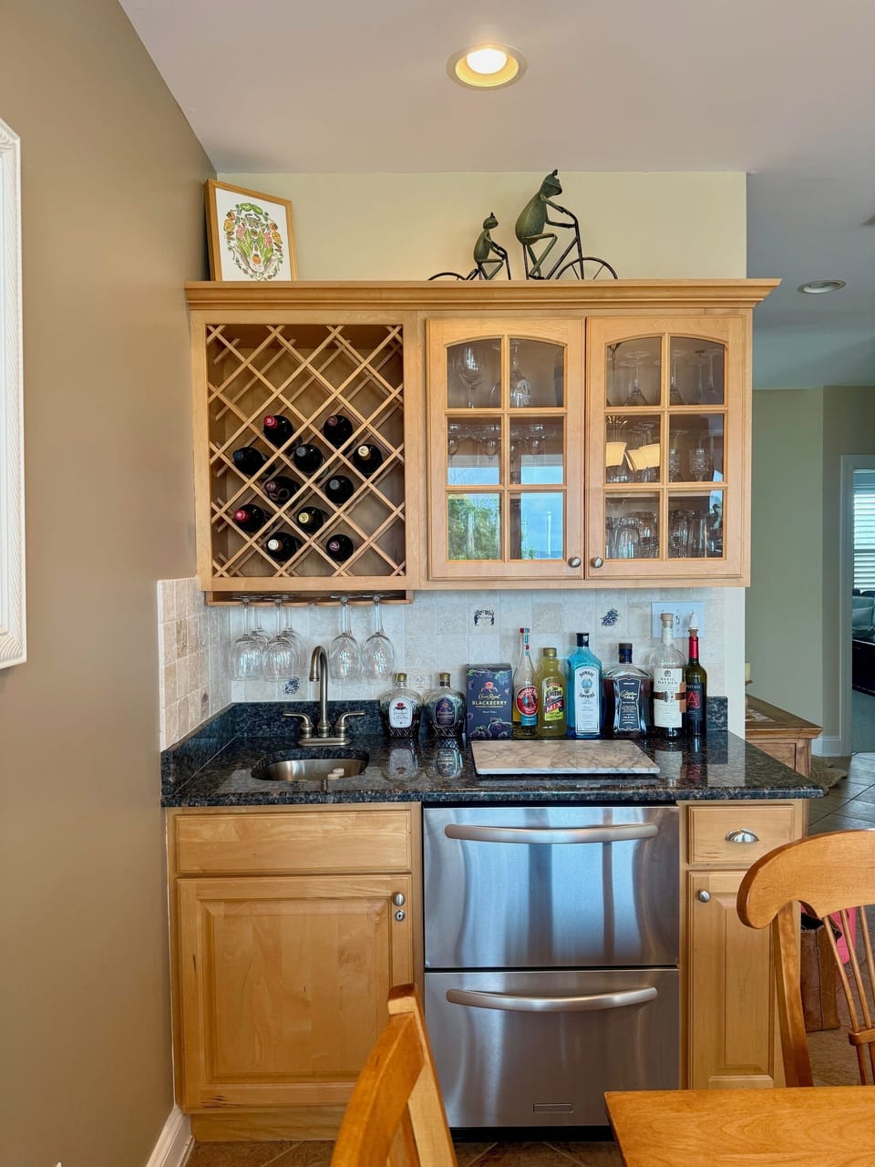 bar area
