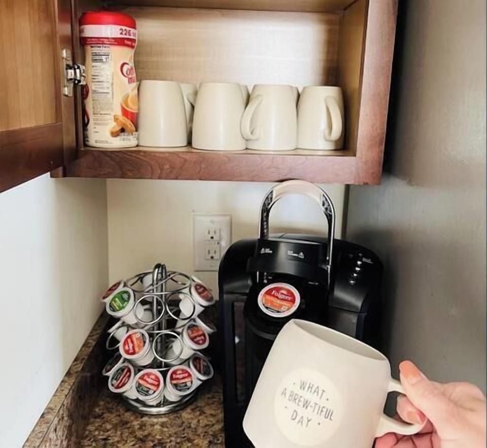 Coffee and Keurig Provided