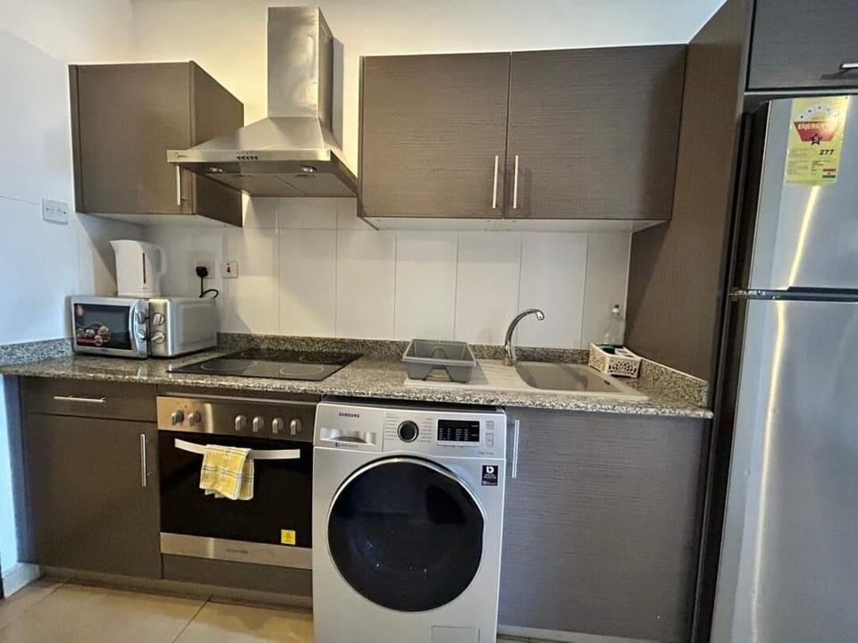 Luxury Apartment, Balcony, City View | Private kitchenette | Full-size fridge, microwave, oven, stovetop