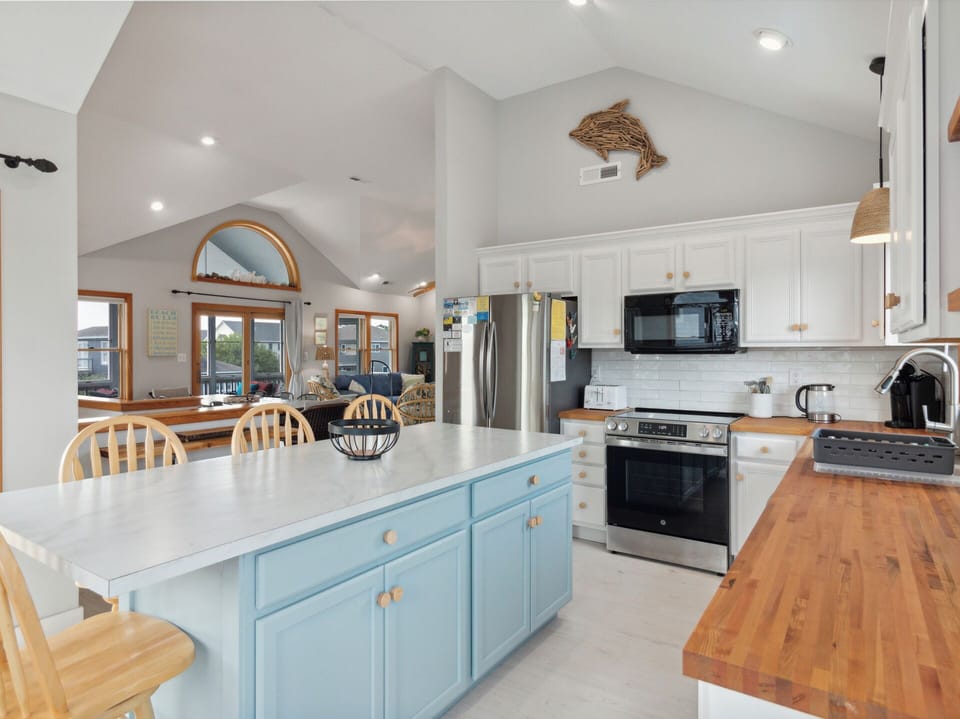 Whip up something delicious in the spacious Kitchen on the Top Level!