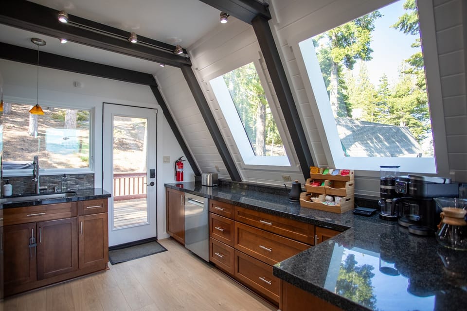 Prepare your meals while taking in the views of the Lake.