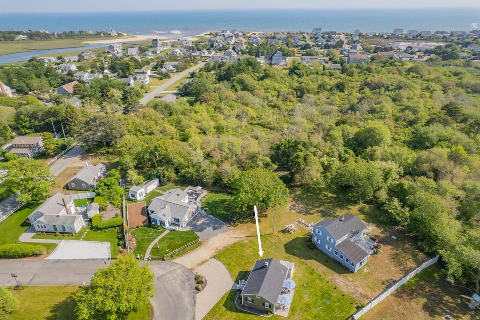 View of the property close to the nearby beach