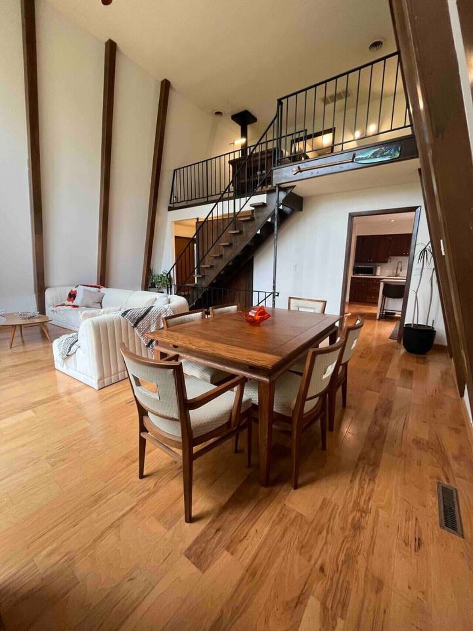 Dining space with open concept