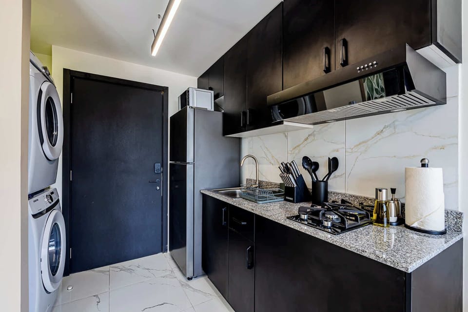 Kitchen with appliances