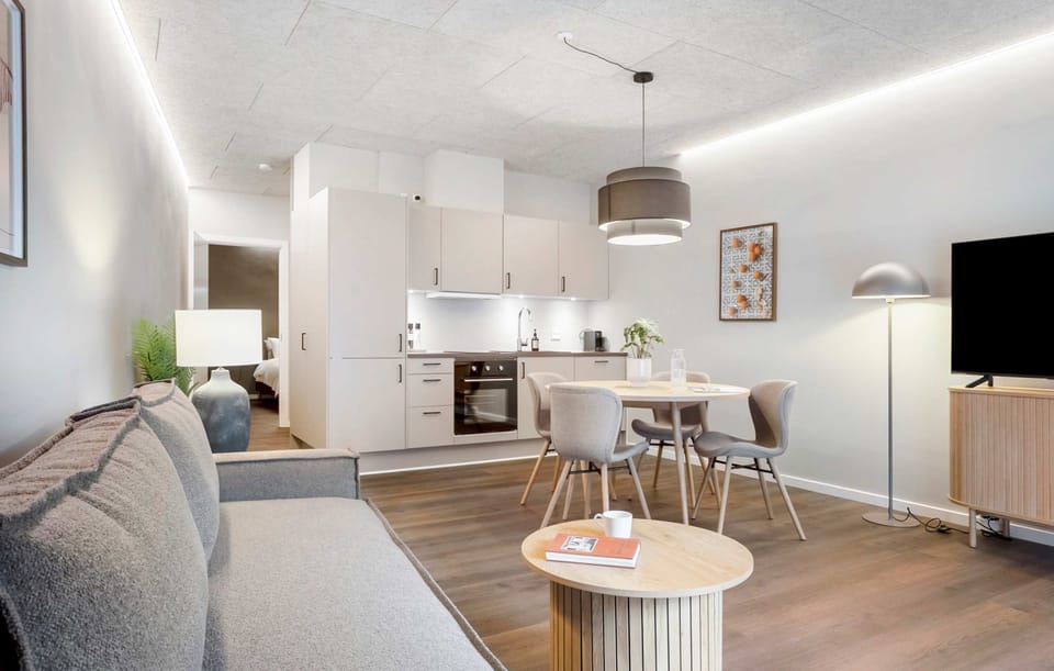 Living and dining area