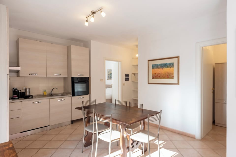 Family Apartment, 1 Bedroom, Garden View | Private kitchen | Coffee/tea maker, electric kettle
