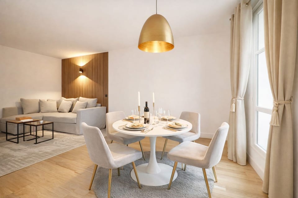 Superior Apartment, City View | Living area | 80-cm Smart TV with digital channels