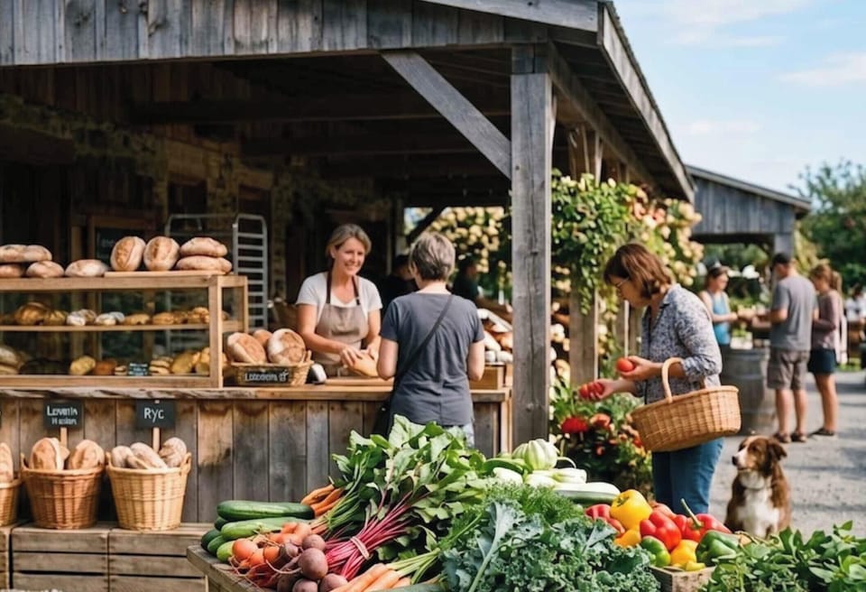 Découvrez les saveurs du terroir avec des fermes, boulangeries artisanales et vergers à proximité. Idéal pour rapporter des produits frais ou préparer un repas gourmand au chalet.