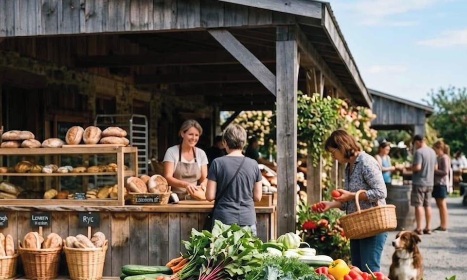 Découvrez les saveurs du terroir avec des fermes, boulangeries artisanales et vergers à proximité. Idéal pour rapporter des produits frais ou préparer un repas gourmand au chalet.