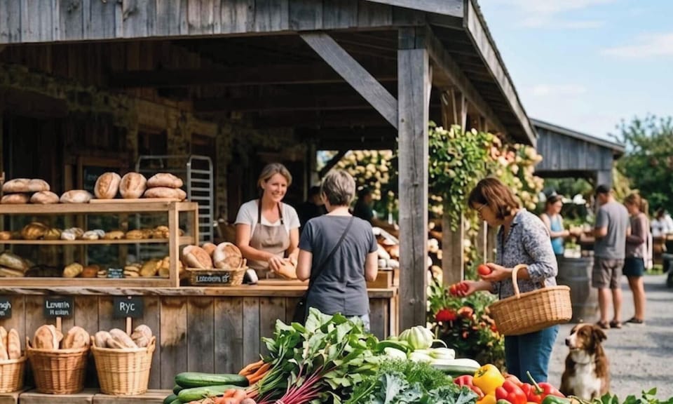 Découvrez les saveurs du terroir avec des fermes, boulangeries artisanales et vergers à proximité. Idéal pour rapporter des produits frais ou préparer un repas gourmand au chalet.