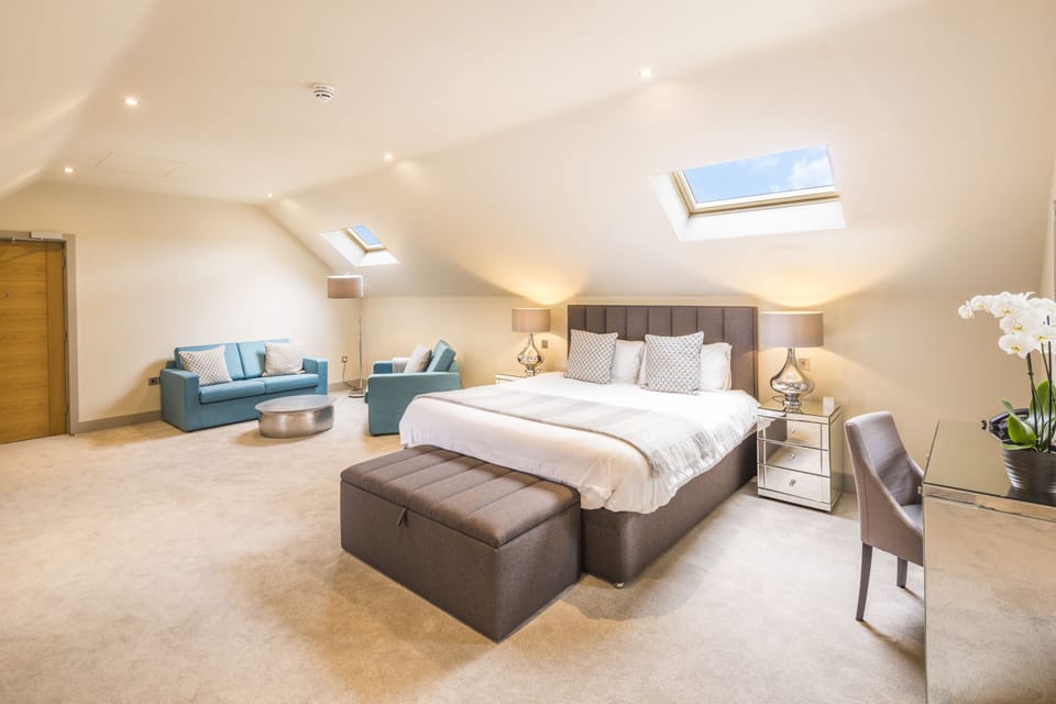 Executive Suite, Private Bathroom (Family) | Laptop workspace, blackout drapes, soundproofing, iron/ironing board