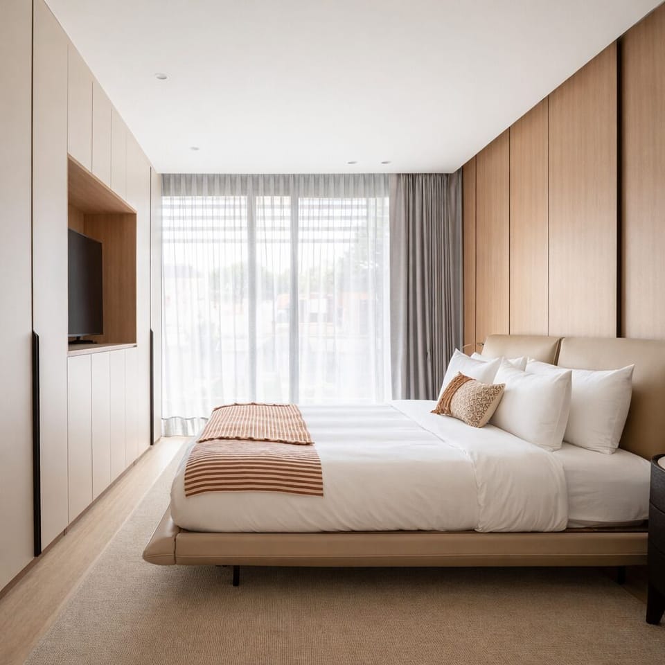 Family Apartment, 2 Bedrooms, Balcony, City View | In-room safe, iron/ironing board, travel crib, free WiFi