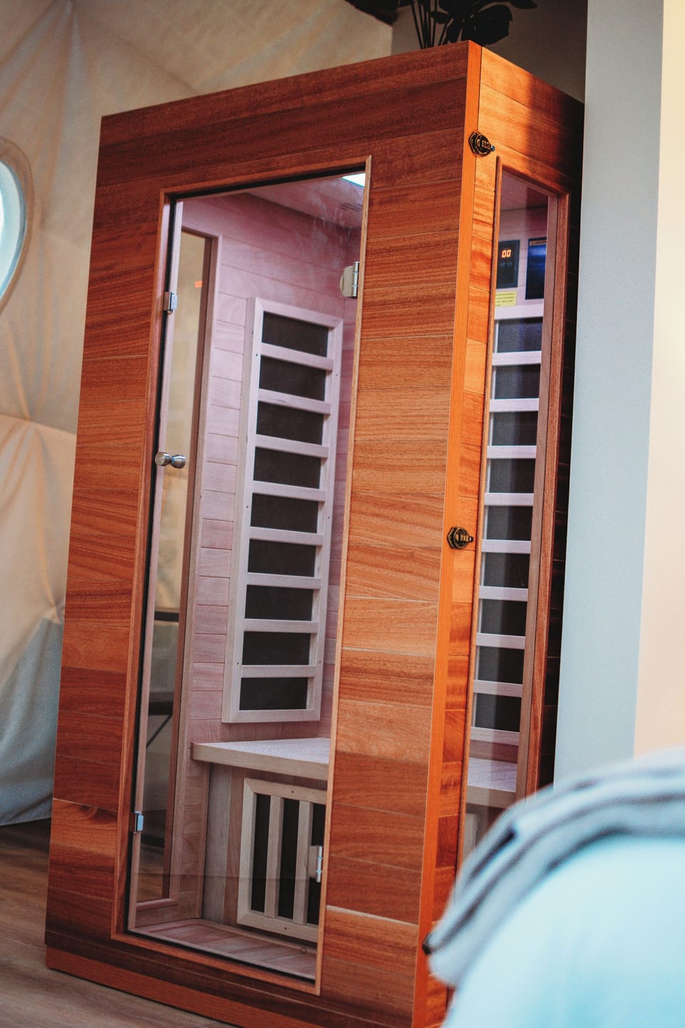 Indoor private sauna