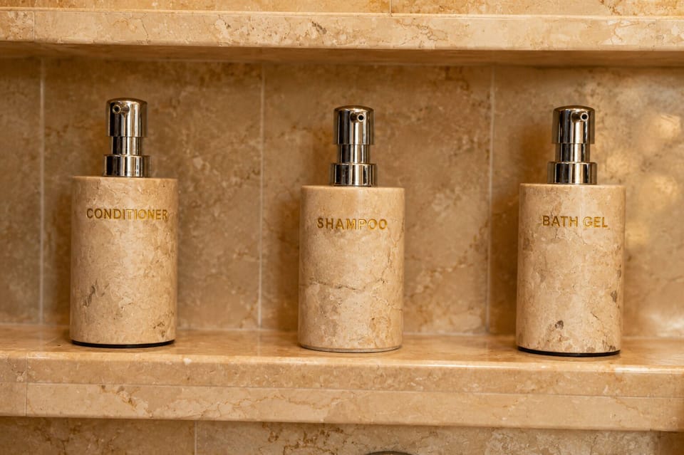 Grand Double Room | Bathroom amenities | Shower, free toiletries, hair dryer, bathrobes